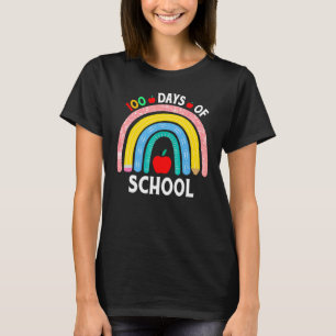 T-shirt 100ème Jour De L'École Enseignants Garçons Filles