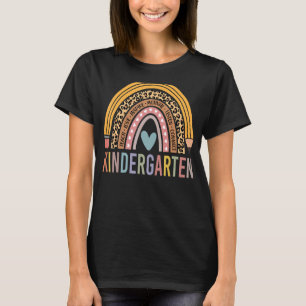 T-shirt 100ème Jour De L'École Maternelle Professeur Rainb