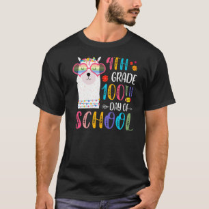 T-shirt 100ème jour de l'école No Prob Llama 100 Jours De