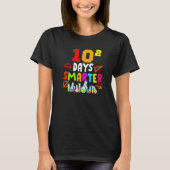 T-shirt 100th Day Math 10 Squared Teacher Student 100 Days (Devant)
