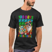 T-shirt 100th Day Of Middle School Boys English Bulldog Do (Devant)