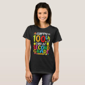 T-shirt 100th Day Of School 2nd Grade Teacher Student 100 (Devant entier)
