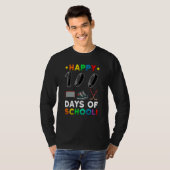 T-shirt 100th Day Of School Hockey 100 Days Of School Spor (Devant entier)