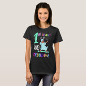 T-shirt 100th day of school llama for child (Devant entier)