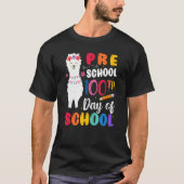 T-shirt 100th Day Of School No Prob Llama 100th Day Presch (Devant)