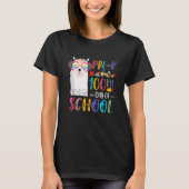 T-shirt 100th Day Of School No Prob Llama Teacher 100 Days (Devant)