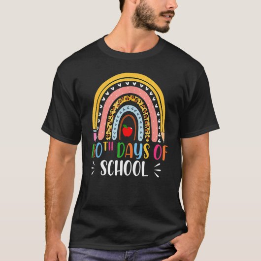 T-shirt 100th Day Of School Teacher 100 Days Smarter Boho (Devant)