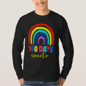 T-shirt 100th Day Of School Teacher 100 Days Smarter Boho  (Devant)