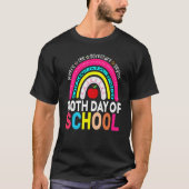 T-shirt 100th Day Of School Teacher 100 Days Smarter Leopa (Devant)