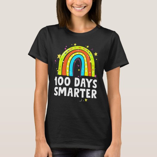 T-shirt 100th Day Of School Teacher Student 100 Days Smart (Devant)
