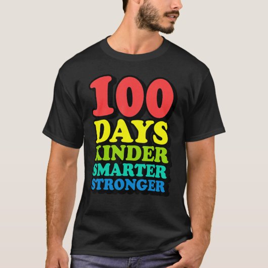 T-shirt 100th Day of School Teachers Child Youth Happy Fun (Devant)