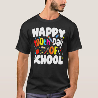 T-shirt 100th Day Of School Teachers Costume 100 Days Stud