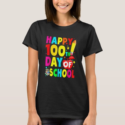 T-shirt 100th Day Of School Teachers Costume 100 Days Stud (Devant)