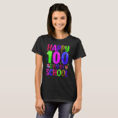 T-shirt 100th Day of School Teachers Kids Child Happy 100 (Devant entier)