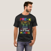 T-shirt 100th day Of School Unlocked Pre-K Gamer Video Gam (Devant entier)