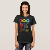 T-shirt 100th Day Second Grade Student Gift 100 Days Of Sc (Devant entier)