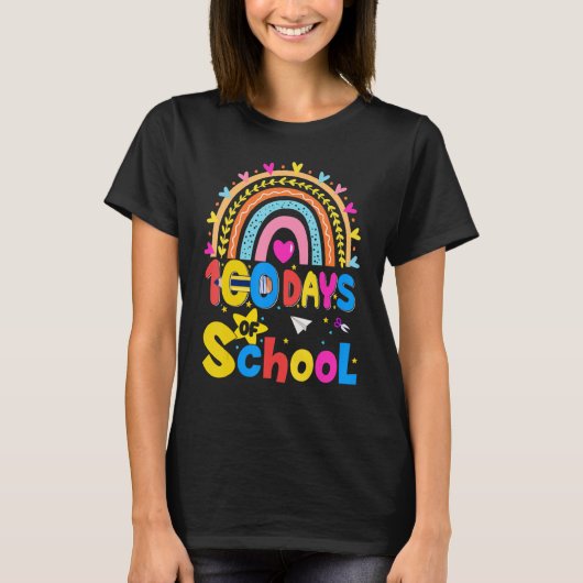 T-shirt 100th Days of School Teacher Kids - 100 Days Smart (Devant)