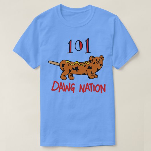 T-shirt 101 Dawg Nation (Design devant)