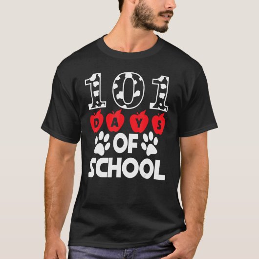 T-shirt 101 Day School Shirt 100th Day Of Magical Teacher (Devant)