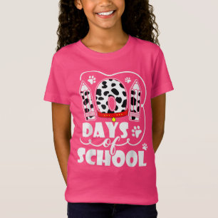T-Shirt 101 Days Of School Dalmatian Dog 100 Days Smarter