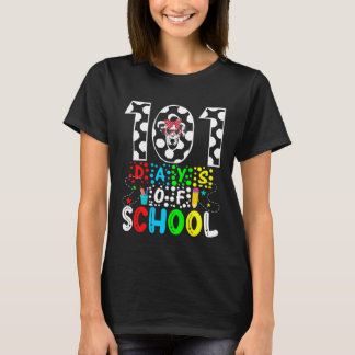 T-shirt 101 Days of School Dalmatian Dog Fuuny 100th Day o