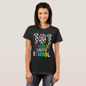 T-shirt 101 Days of School Dalmatian Dog Fuuny 100th Day o (Devant entier)