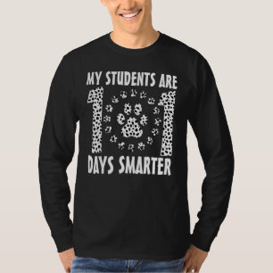 T-shirt 101 Jours Chiens D'Enseignant Plus Intelligents Jo