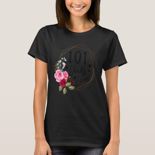 T-shirt 101e Anniversaire 101 Anniversaire Aimé Depuis (Devant)