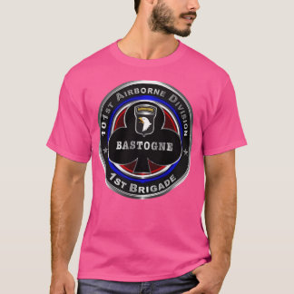 T-shirt 101E Division Aéroportée 1E Brigade Bastogne