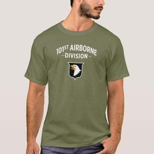 T-shirt 101e division aéroportée - Militaire américain (Devant)