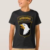 T-shirt 101e division aéroportée Vétéran militaire (Devant)