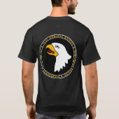 T-shirt 101st Chemise criarde aéroportée de joint d'Eagles (Dos)