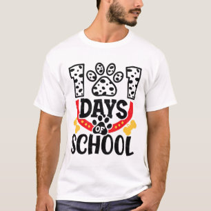 T-shirt 102 Jours Scolaire Aujourd'hui 100 Jours Smarter D