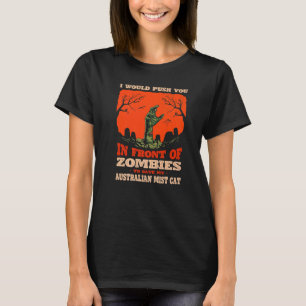 T-shirt 10548100060^Poussez-Vous Dans Les Zombies Pour Sau