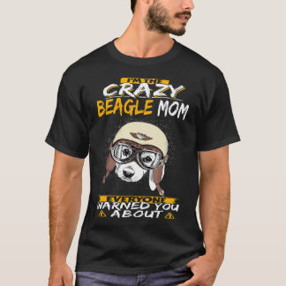 T-shirt 106 Je suis la mère Beagle folle