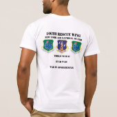 T-shirt 106th Aile de délivrance - pièce en t de garde (Dos)