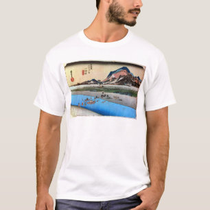 T-shirt 10. 小 田 原 宿, 広 Odawara-juku, Hiroshige, Ukiyo-e, 重