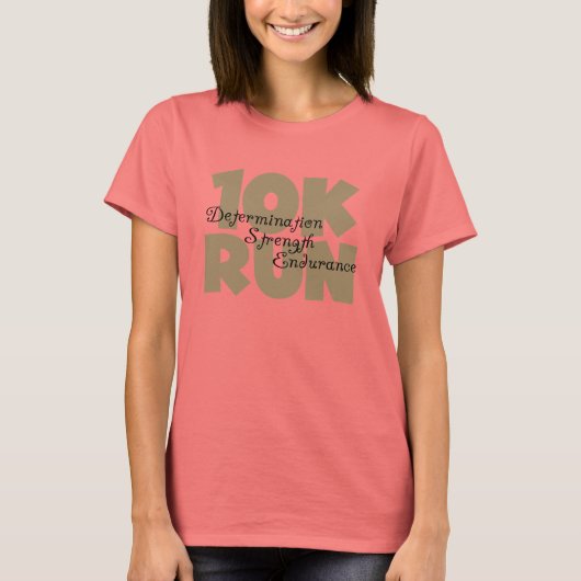 T-shirt 10 000 Tan Sport Course (Devant)