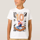 T-shirt 10 and Unstoppable Boys’ Birthday (Devant)