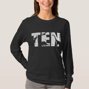 T-shirt 10 Anniversaire Garçon Dinosaur T Rex Cadeau 10e