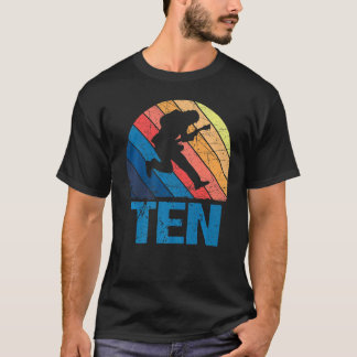 T-shirt 10 ans 10e anniversaire garçon Guitare Joueur Guit