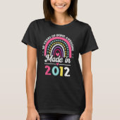 T-shirt 10 ans 10e anniversaire Né en 2012 Femmes Gir (Devant)