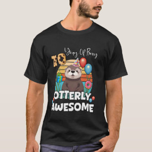 T-shirt 10 Ans à être tout simplement génial Loutre de mer