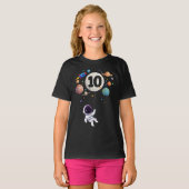 T-shirt 10 ans Anniversaire Astronaut 10e anniversaire (Devant entier)