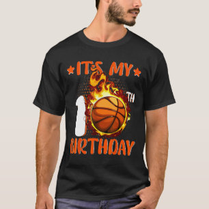 T-shirt 10 ans C'est mon 10e anniversaire de basket-ball