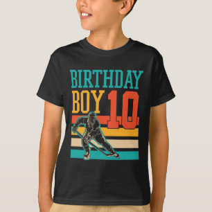 T-shirt 10 ans de hockey sur glace Thème 10ème anniversair