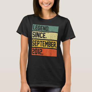 T-shirt 10 ans de légende depuis septembre 2012 10e annive