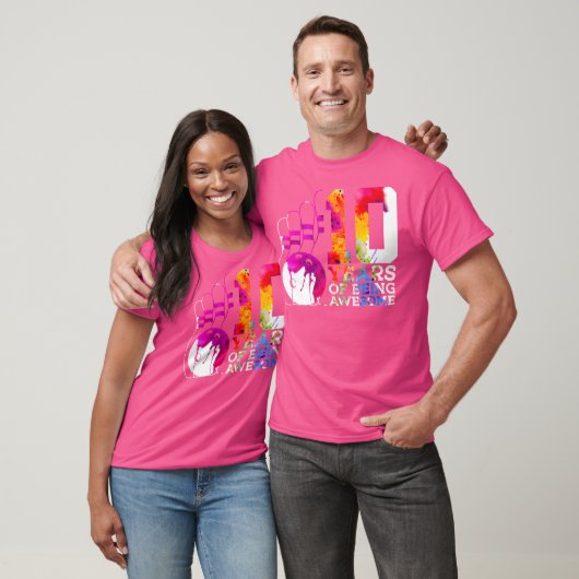 T-shirt 10 Ans D'Être Un Merveilleux Bowling 10E Anniversa (Unisexe)