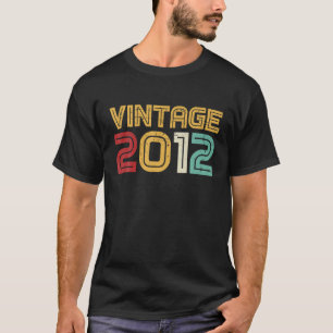 T-shirt 10 Ans Garçons Filles 10E Anniversaire Graphic Vin