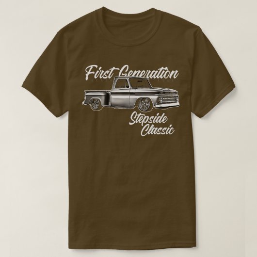 T-shirt 10 Camion C10 classique sur mesure première généra (Design devant)